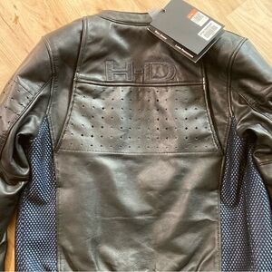 Brand new Harley Davidson women’s leather riding jacket size S Retails for $500